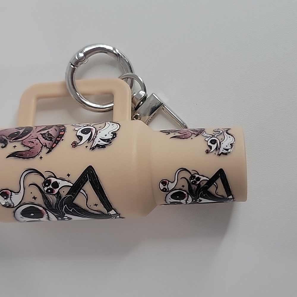 Halloween style stanley cup keychains